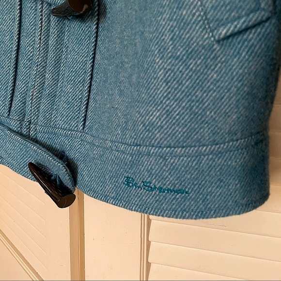 Ben Sherman Blue Wool Blend Coat Size S - Picture 9 of 16